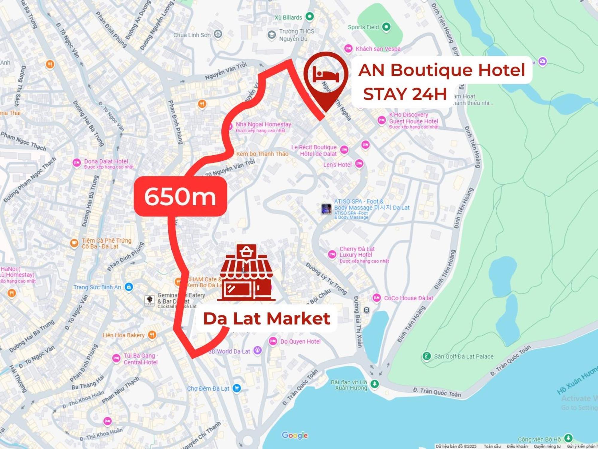 An Boutique Hotel - Stay 24H Да Лат Екстериор снимка